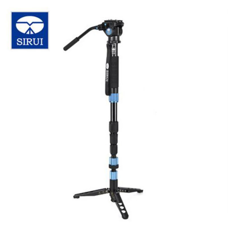 SIRUI Kit P-36, Base de Trépied en Aluminium et Adaptateur, Support Monopode P306/P326 avec Libération Rapide, Pieds Pliables, Encoche Verticale (Base Trépied et Adaptateur Uniquement