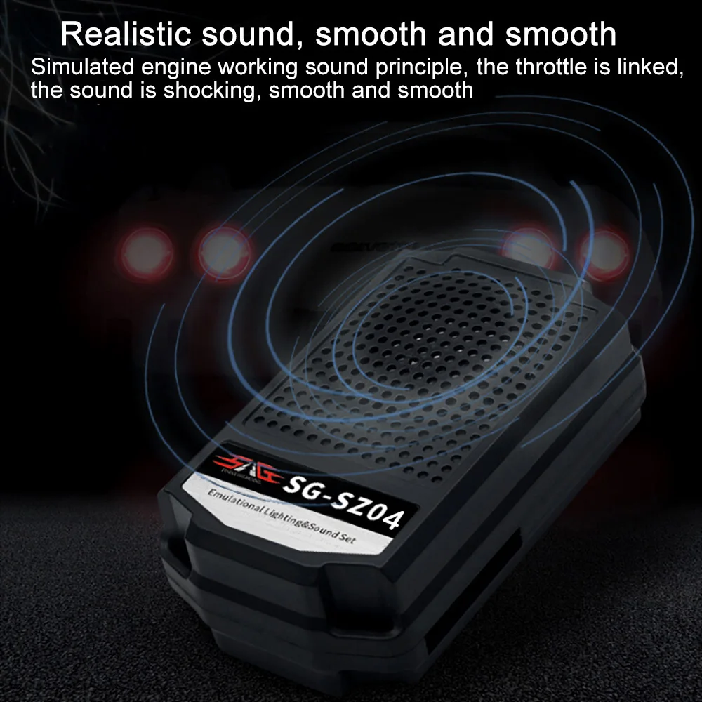 RC Truck Engine Sound Set with 2 Inch Loudspeaker for RC Car Traxxas TRX4 Tamiya XB HB D418 Racing Car Parts (2)