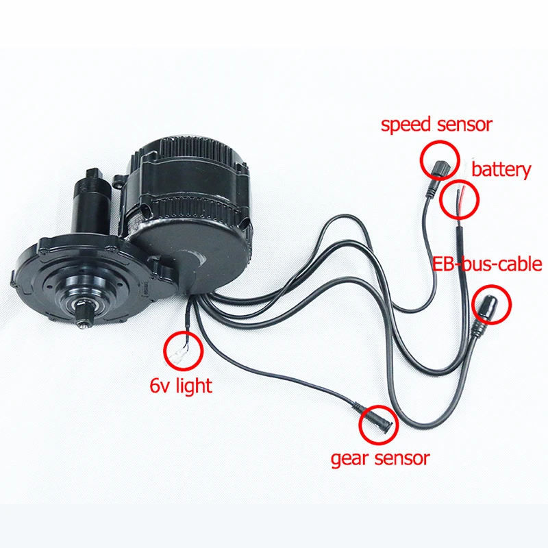 Bafang BBSHD комплект электродвигателя для электровелосипеда Mid Drive Kit с литиевой батареей 48 В/52 в 13AH/16AH/17.5AH(DP-C18 цветной экран