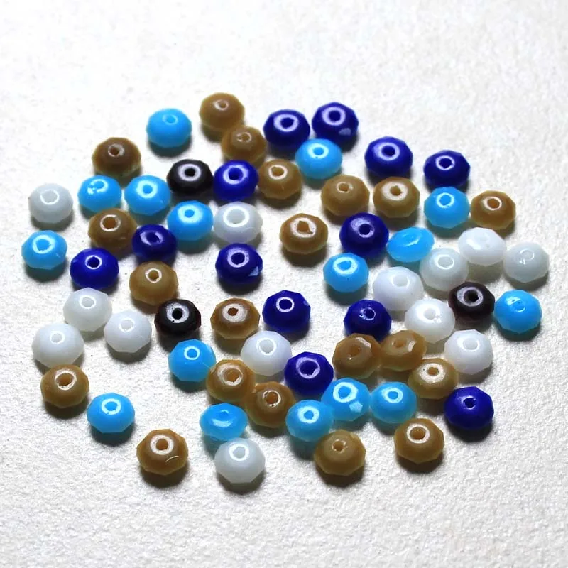 

DIY Cat Eye Beads 100PCs Roundelle Spacer Beads Fit DIY Women Fashion Jewelry Gifts 2.5x5.5mm free shipping