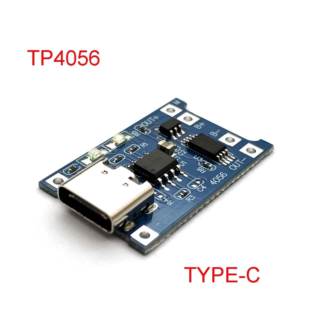 5 шт. TP4056 Type c USB В 1A 18650 модуль зарядного устройства литиевой батареи зарядная плата с защитой двойной функции