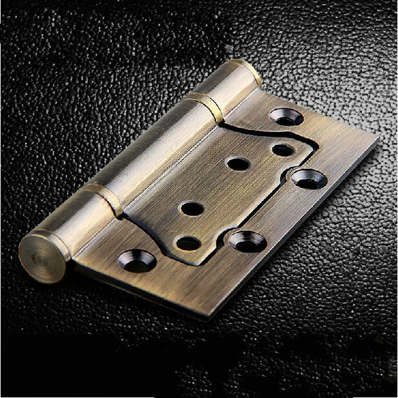 

304 stainless steel hinge bathroom bedroom solid wood door 4 inch door folding loose-leaf furniture bathroom accessories shower
