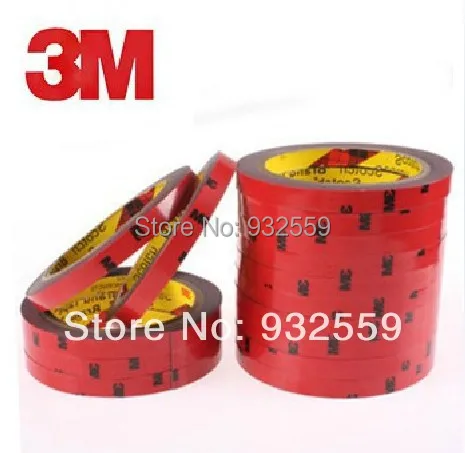 

3M Auto Acrylic Foam Double Sided Attachment Tape, vehicle double sided sticker,grey,0.8mmT 10mmX3M/roll, free shipping