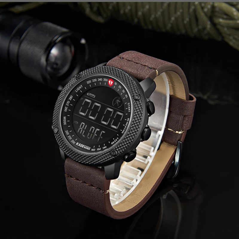 Лидирующий бренд Роскошные мужские спортивные часы для дайвинга 30 м цифровые светодиодные армейские часы мужские модные повседневные электронные наручные часы Reloj Hombre