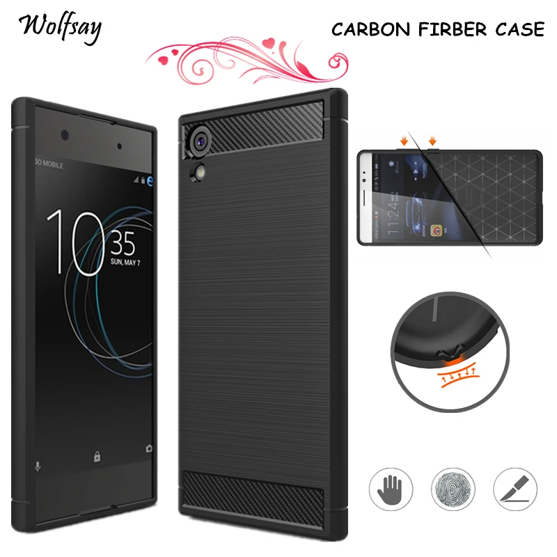 Wolfsay For Cover Sony Xperia XA1 Ultra Case Armor Luxury Silicon Case For Sony Xperia XA1 Ultra Case For Xperia XA1 Ultra G3226 Wolfsay For Cover Sony Xperia XA1 Ultra Case Armor Luxury Silicon Case For Sony Xperia XA1 Ultra Case For Xperia XA1 Ultra G3226