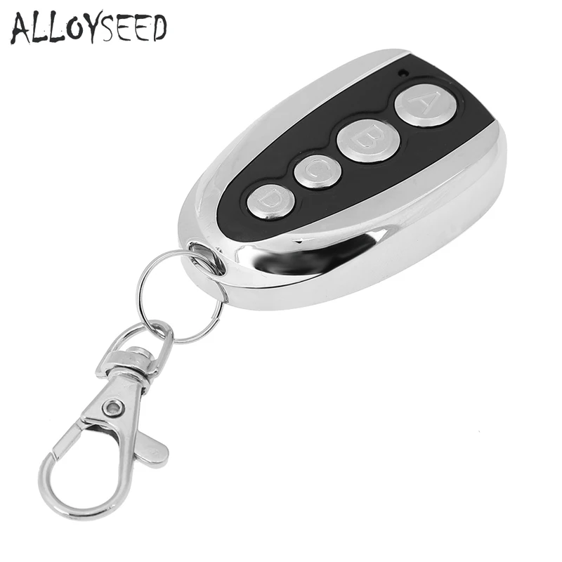 

ALLOYSEED Universal 433MHz 4 Channel Wireless RF Remote Control Duplicator Copy For Electric Gate Garage Door Key Fob Controller