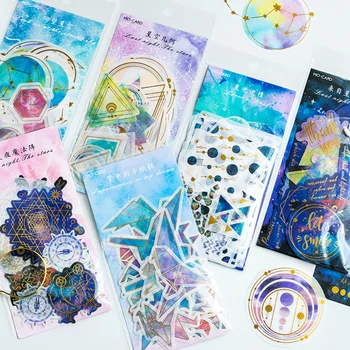 

60 pcs/pack new fun Mini Irregular Shape Paper Sticker Decoration Diary Scrapbooking Label Sticker Kawaii Stationaries