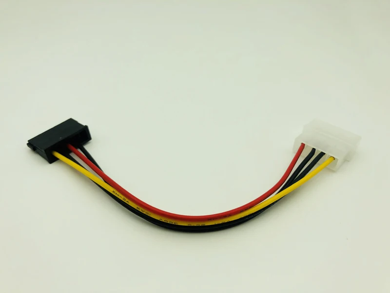 5PCS IDE to Serial ATA SATA Power Cable SATA HDD Hard Drive Power Adapter Cable Cord 15Pin SATA to 4Pin IDE Power for BTC Mining