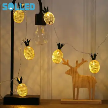 

SOLLED Stylish Pineapple String Lights with Warm White Light Night Lamp Decoration