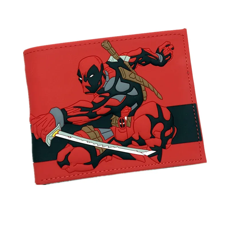 Горячая PU и сумочка из ПВХ Marvel Comics Дэдпул кошелек для молодых мужчин и женщин цена в долларах - Цвет: SL 004