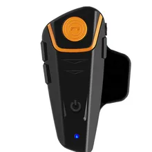EU Plug 1000M BT Bluetooth Motorcycle Helmet A2DP Inter phone FM Radio Intercom Headset TJ