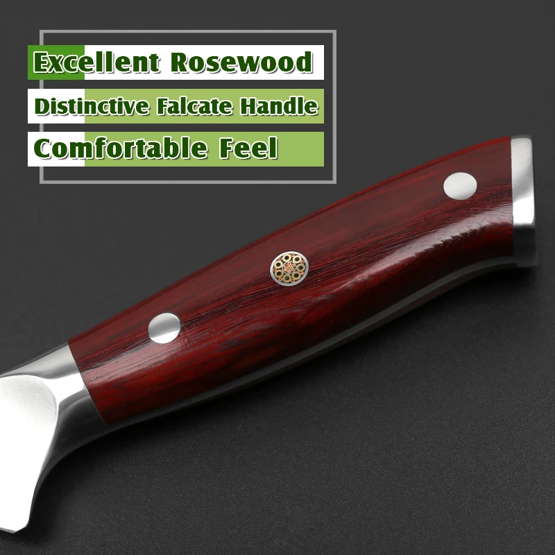  XINZUO 6'' inch Eviscerate Knife Japan style Damascus Steel Kitchen Knife Rosewood Handle High Qual - 1000007477540