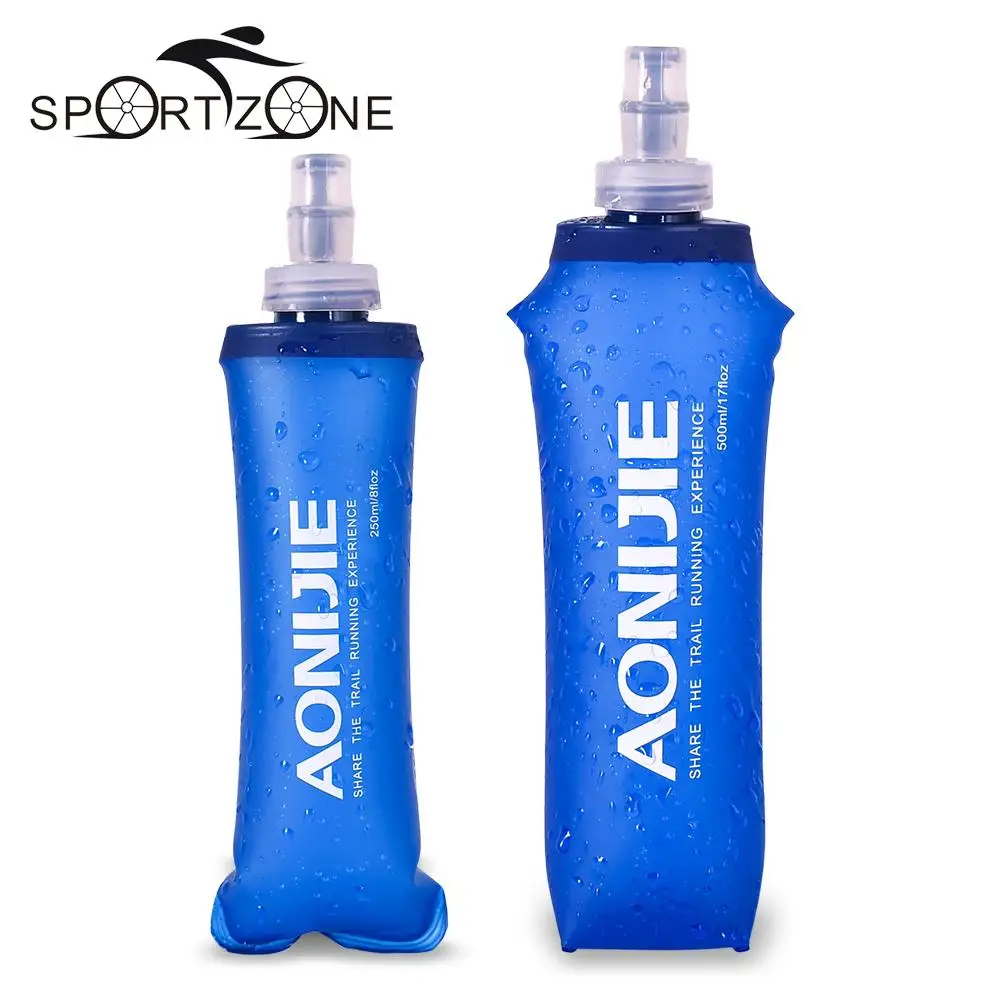AONIJIE 250ML/500ML Soft Bicycle Water Kettle Soft Hiking Flask