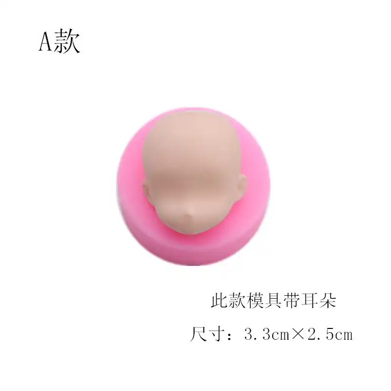 Argila cerâmica, silicone rosto argila boneca rosto molde dos desenhos animados proporcional masculino rosto feminino ferramentas de mão do molde