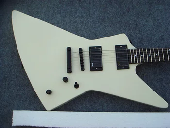 

2018 New white James Hetfield 6 strings explo electric guitar glossy creamy explo guitar rosewood fretboard free shipping guitar