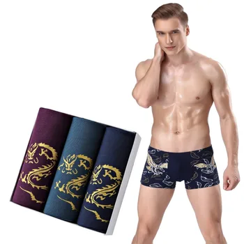

2019 14 print color casual fashion brand High quality boxer 2pcs/lot mens Modal boxers men's shorts