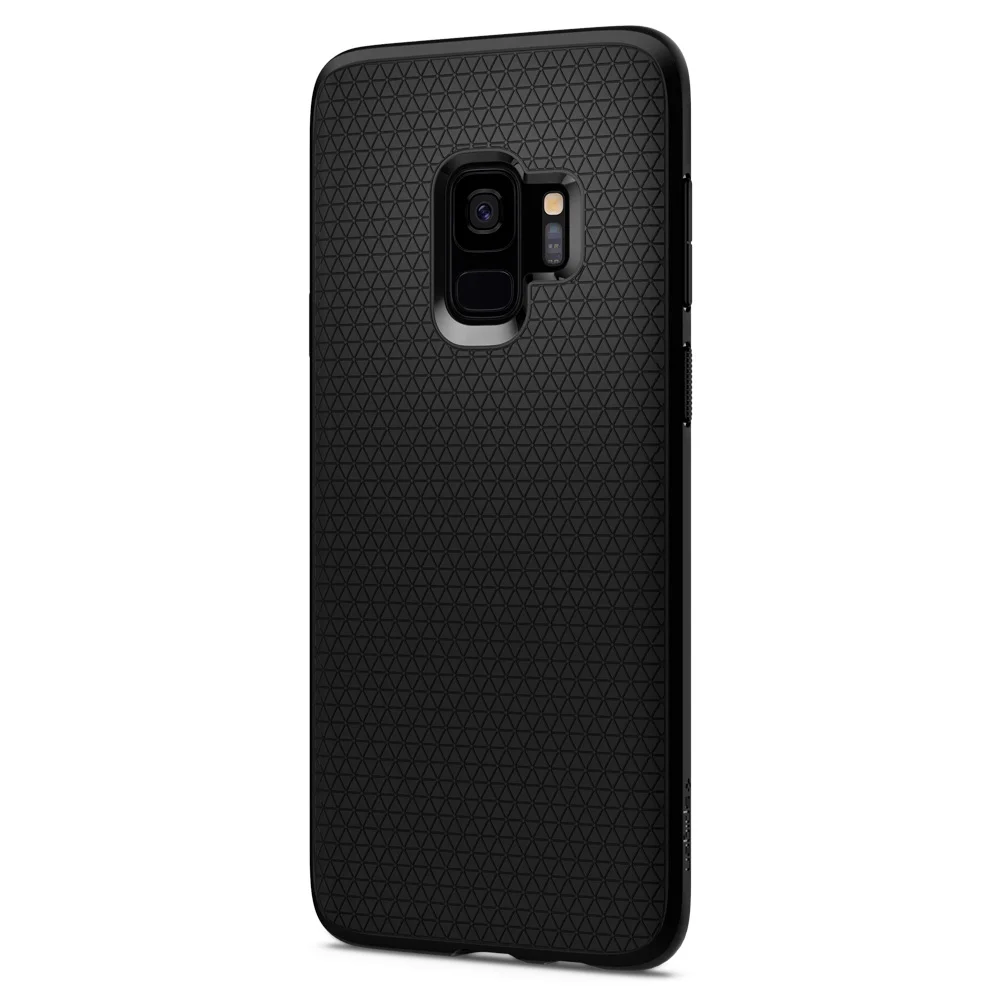 Чехол Spigen Liquid Air Armor для samsung Galaxy S9 Plus(большой размер 6,2 дюйма - Цвет: Matte Black