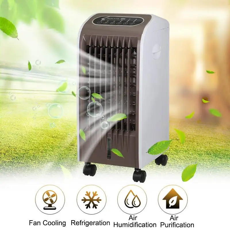 

Household Remote Control Air-conditioning Fan 5L Humidification Cooling Fan Powerful Cooling Fan Mobile Mini Air-conditioning