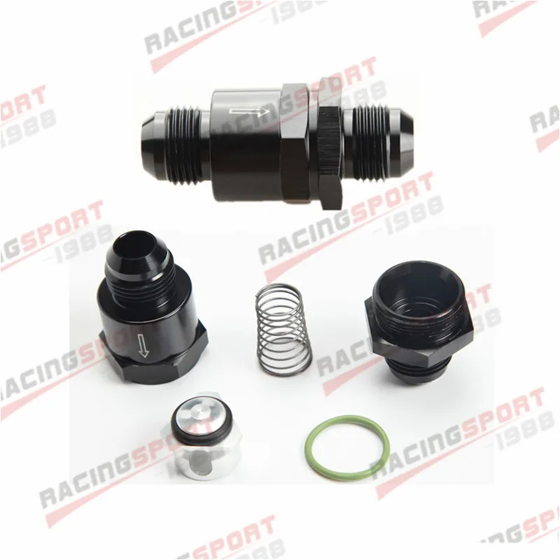 6AN One Way Check Valve For Bosch Style Fuel Pump M12x1.5MM To AN6 AN-6