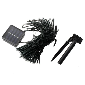 

Brand New 100 LEDs White Light Strip Light Solar String lights for Garden 17 m