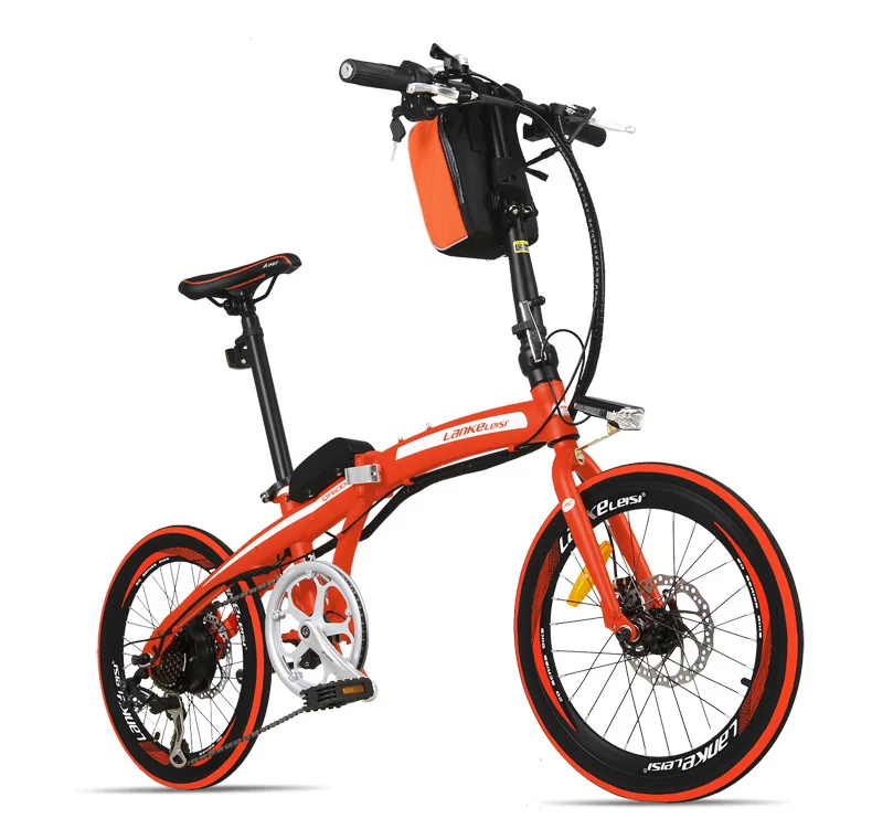 Discount 20 Inch Electric Bikes Adults Two Wheels Electric Bicycle 240W 7 Speed 35KM/H 36V/48V Foldable Portable Electric Scooter 23