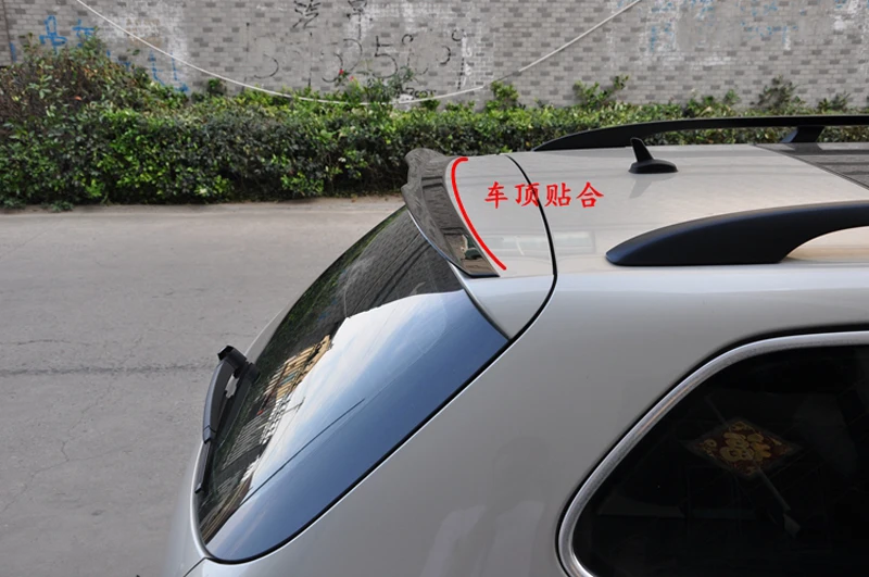 Для Volkswagen VW Golf 6 MK6 Wagon Spoiler 2010-2013 Модель MK6 светильник высокого качества ABS Материал Автомобильный задний черный спойлер