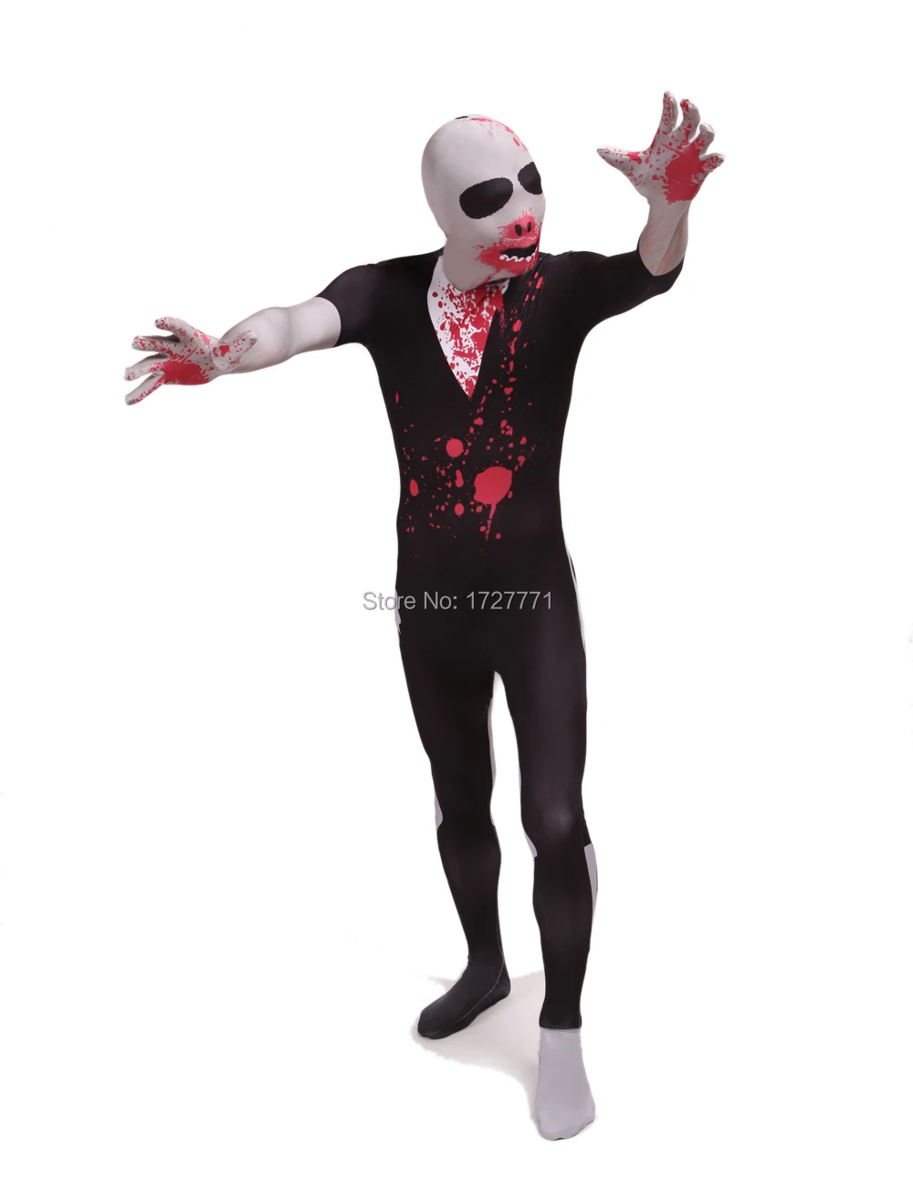 JXY025) Полноразмерный, из лайкры спандекс зентай костюм шаблон боди Хэллоуин костюм