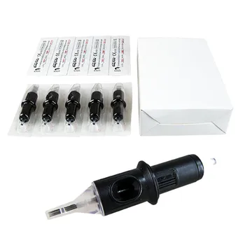 

Tattoo Supplies 10Pcs/Box Disposable Sterilized Permanent Makeup Tattoo Cartridge Needles For Eyebrow Lip Tattoo Body Art RS/RL