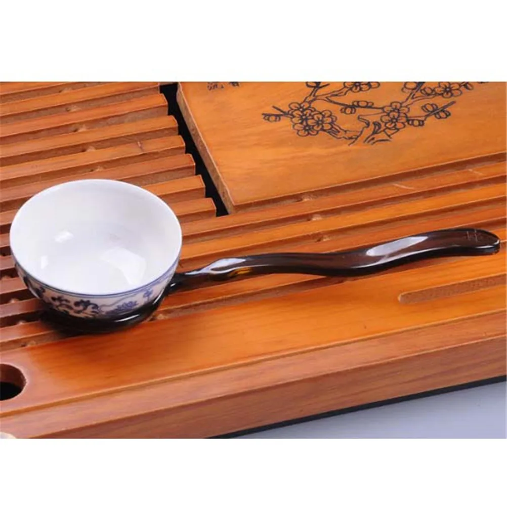 Tea Accessories Cups Fork Cup Holder Tea Utensils, Kung Fu Tea Supplies Plastic Tea Fork Anti