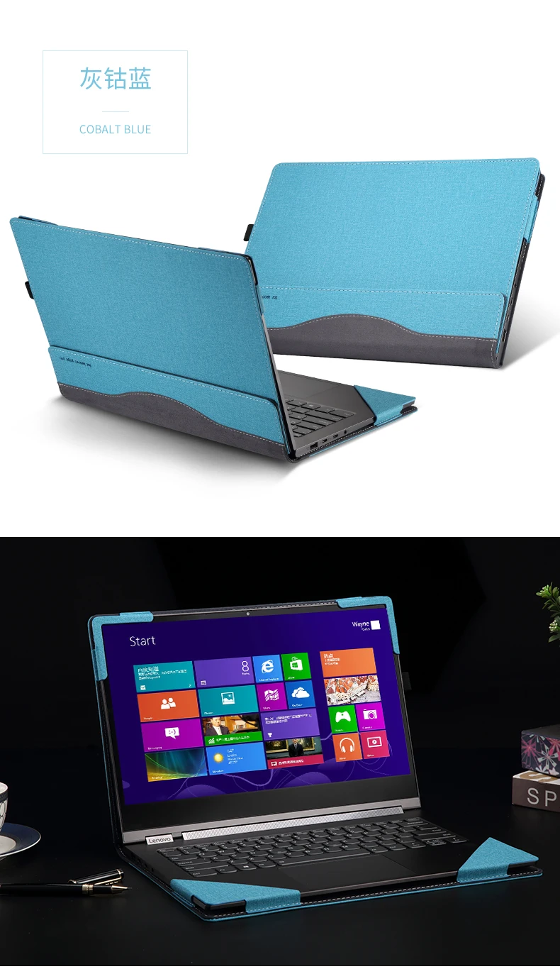 For Lenovo Yoga C930//Yoga 920 13.9 inch Sleeve Laptop Case Detachable Cover