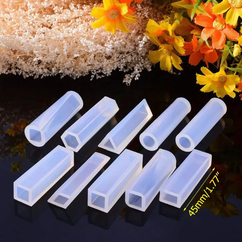 

1 Set Silicone Mold Kit Epoxy Resin DIY Jewelry Making Cake Decoration Crafts Art Silicone Molds Clasp Pins Tools Crystal