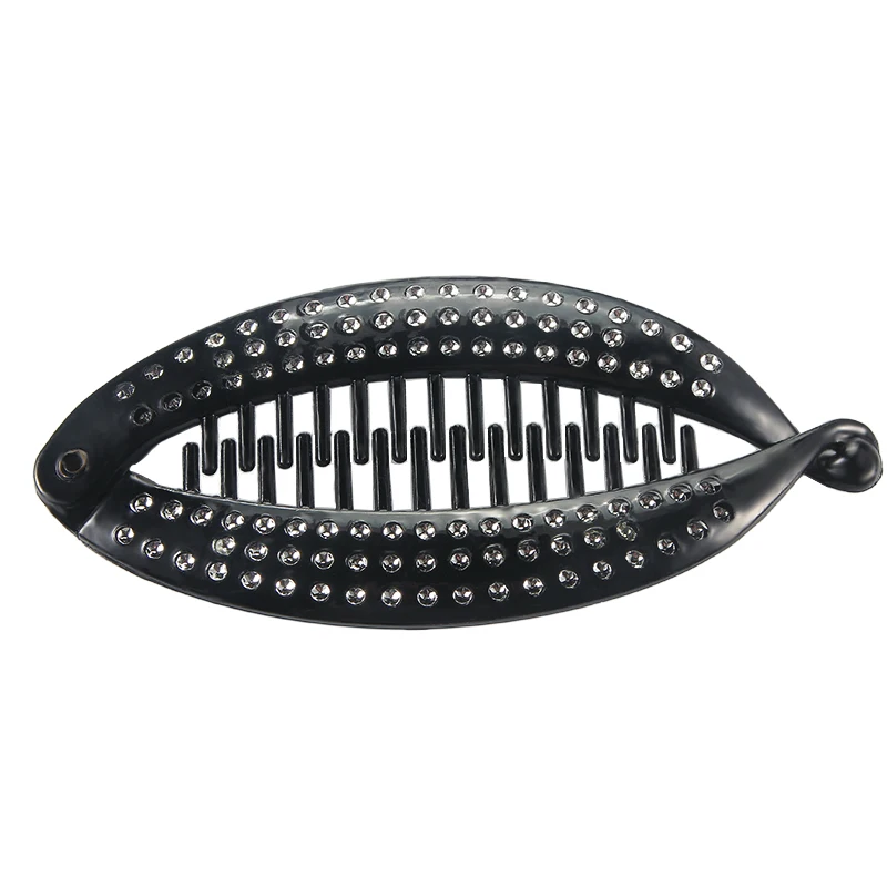 

Rhinestone Fish Shaped Hair Clips for Women Barrettes Hair Claws for Women Banana Twisted Flat Hairgrip Crab Hair Accessories