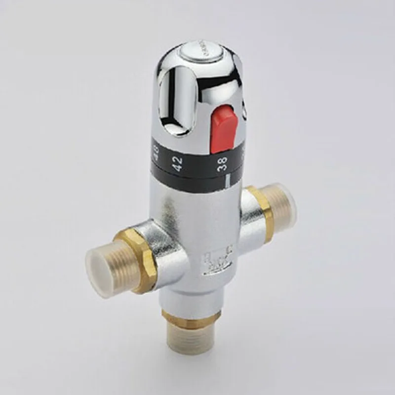 XINGCHE латунь G3/" термостатический смесительный клапан Автоматический термостатический клапан DN20 разворачивающийся установленный термостатический клапан смеситель
