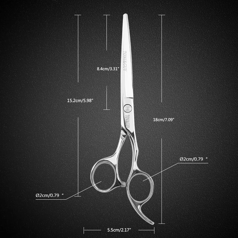 TONIGUY 6.5 Inch Hairdressing/Pet Cutting Scissor Salon Hairdressing Set 4cr13 Stainless Steel TONIGUY 6.5 Inch Hairdressing/Pet Cutting Scissor Salon Hairdressing Set 4cr13 Stainless Steel