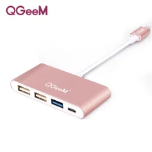 Usb c к USB 3,0 концентратор OTG кабель адаптер Многофункциональный USB-C концентратор с тип-c для Macbook Pro Для imac 5 Гбит/с