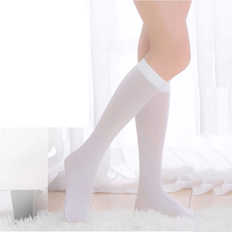 

Black White Velvet Stockings Women Long Hose Solid Sexy Stocking For Girls Ladies Fashion High Quality Thin Stocking For Adult