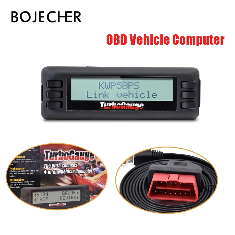 Профессиональный OBD2 автомобильный диагностический инструмент OBDII считыватель кодов сканирующие инструменты сканер цифровой датчик с ЖК-дисплеем экран