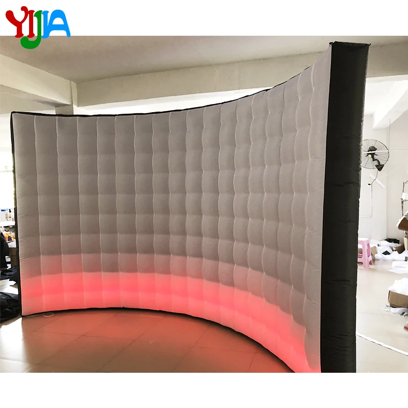 Custom Free Shipping Black At Back White Front Inflatable