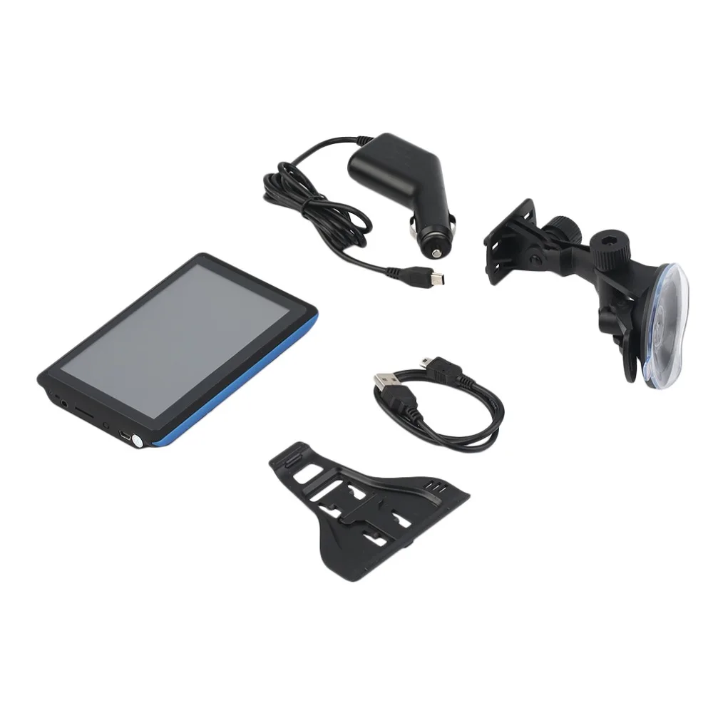 

5 Inch HD Display Cars Truck Vehicles GPS Sat Nav Navigation System 8G Automobile Navigators Free Map Download