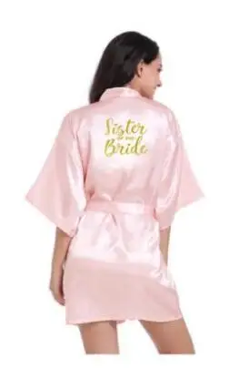 New Bridesmaid Robes Robes Bridal Robes Light Pink Satin Robe Bridesmaid Robes Wedding