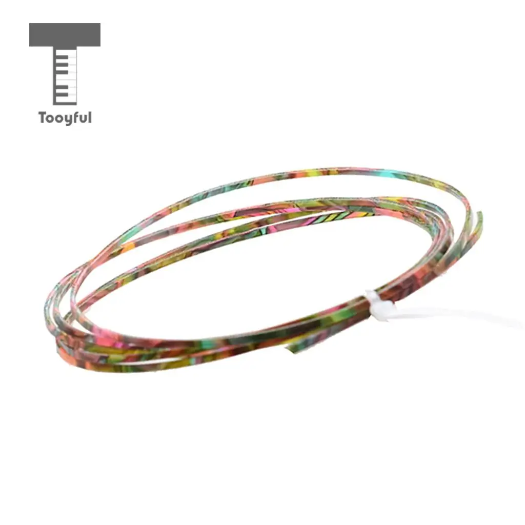 Tooyful Celluloid Guitar Binding Purfling Strip for Guitar Body Project Supplies
