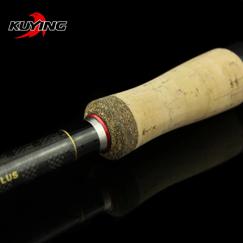 KUYING Conqueror 1 98 m 2 0 07 быстрое литье спиннинг удочка карбоновая палка трость секции Bass