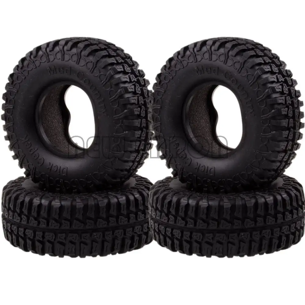 

NEW ENRON 4PCS RC CAR 1.9" Dick Cepek Mud Country 7036 Tires Tyre 100MM For 1:10 Rock Crawler 1/10