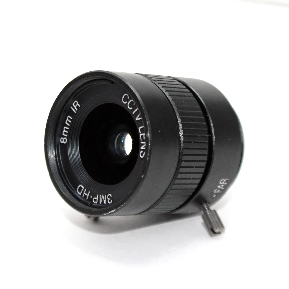 Объектив 3MP HD 8 мм с ручным креплением 1/2 Iris C для объектива камеры видеонаблюдения