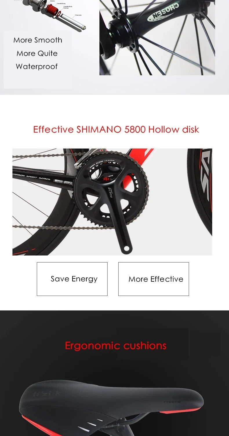 Flash Deal Original Brand Brake Wind Carbon Fibre Road Bike 22 Speed 700cc*23c Shiman0 5800 Racing Bicicleta Light Bicycle 12 Flash Deal Original Brand Brake Wind Carbon Fibre Road Bike 22 Speed 700cc*23c Shiman0 5800 Racing Bicicleta Light Bicycle 12