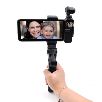 

3 IN 1 DJI OSMO Pocket Multi Functional Tripod Fixed Bracket + ABS Mobile Phone Clip Bracket + Tripod Gimbal Accessories