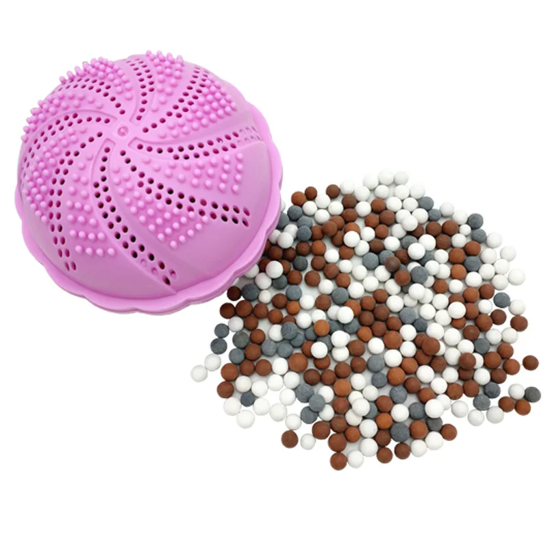 1 шт. экологичный многоразовый шарик для стирки, шарик для стирки, магнитный анион, молекул, чистящий очиститель, волшебные моющие аксессуары для дома