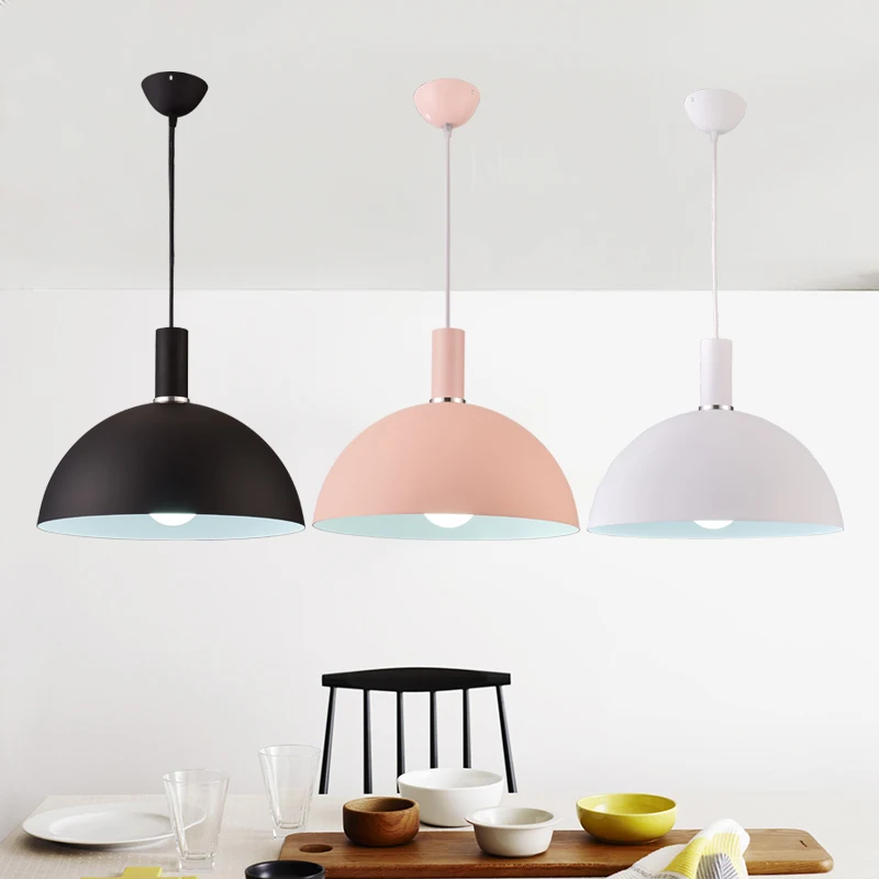 Светодиодный подвесной светильник в скандинавском стиле, винтажный минималистичный современный домашний светильник для кухни, столовой, спальни, ресторана, бара, домашнего декора