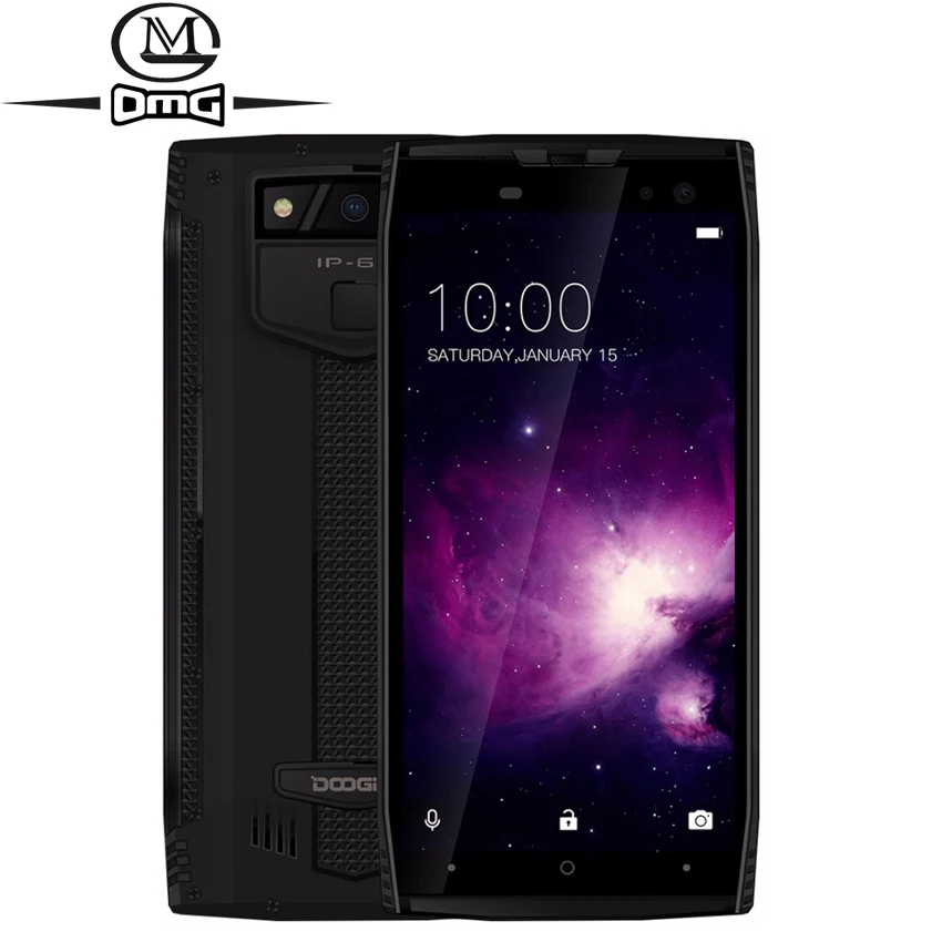 

DOOGEE S50 IP68 Waterproof shockproof Mobile phone 5.7'' 18:9 6GB+128GB MTK6763 Android 7.1 5180mAh 4 Cameras 16.0MP Smartphone