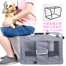 С мягкой стороной переноска для домашних животных со стальной рамой собачий дом Стиль портативный переносной контейнер для животных для кошек собак предназначен для домашних животных комфорт безопасности мягкий